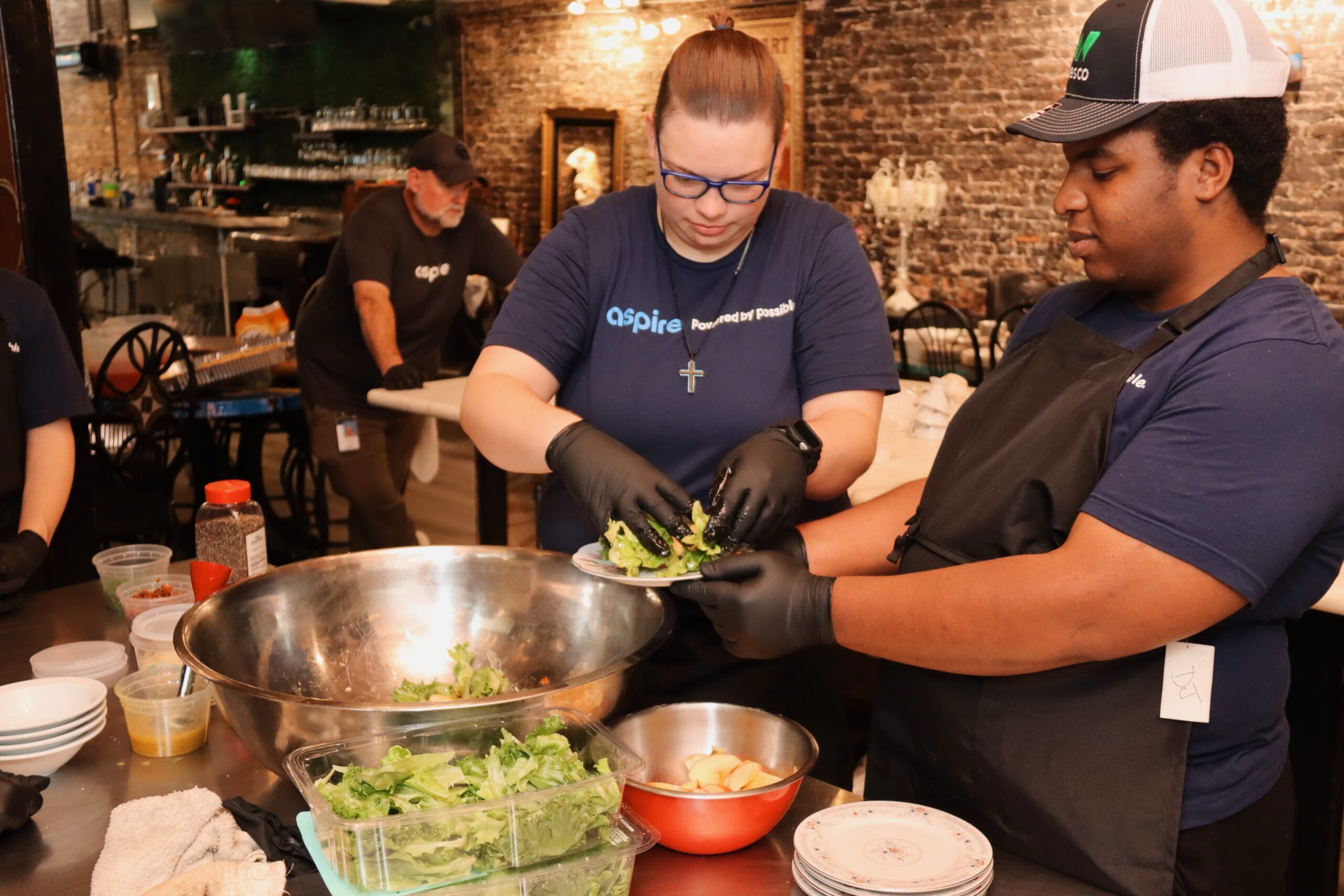 Powered by Pasta: Aspire’s First Food Service Trainees Put Their Skills to the Test